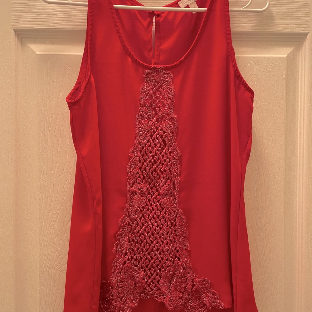 Charming Charlie’s Red Tank
